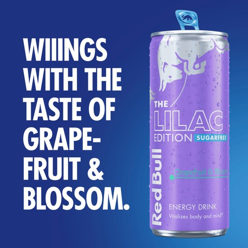 Red Bull Energy Drink Sugar Free Lilac Edition Grapefruit & Blossom 355ml