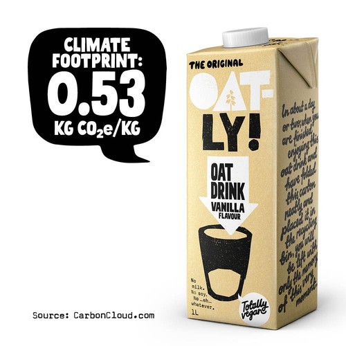Oatly Oat Drink Vanilla Flavour Long Life 1L