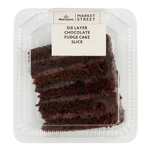 Morrisons Six Layer Chocolate Fudge Cake Slice