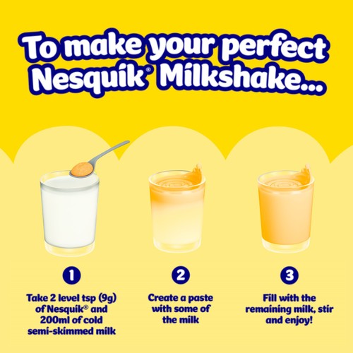 Nesquik Banana Flavoured Milkshake Powder 500g Tub