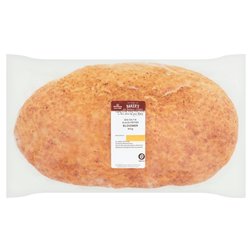 Morrisons sea salt pepper bloomer