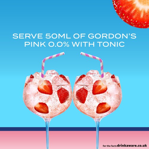 Gordon's Premium Pink Alcohol Free Spirit 0% vol 