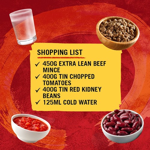 Schwartz Hot Chilli con Carne Recipe Mix