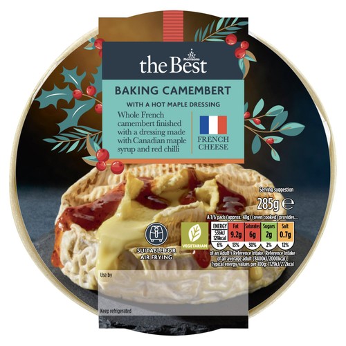 Morrisons The Best Baking Camembert With Hot Maple 285g