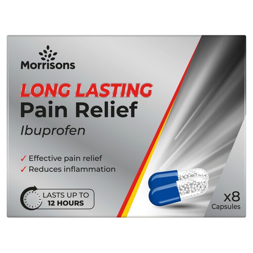 Morrisons Long Lasting Pain Relief Ibuprofen Capsules