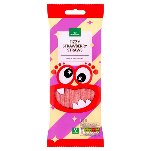 Morrisons Strawberry Straws 65g