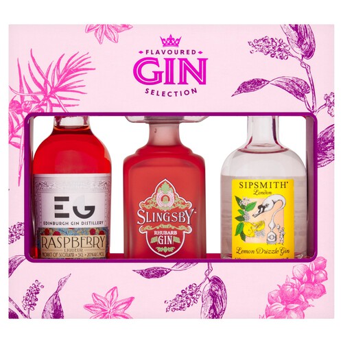 Flavoured Premium Gin Trio Selection