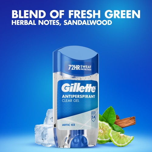 Gillette Clear Gel Antiperspirant Arctic Ice 70ML