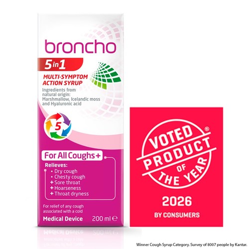 Bronchostop 5 In 1 Multisymptom Syrup 