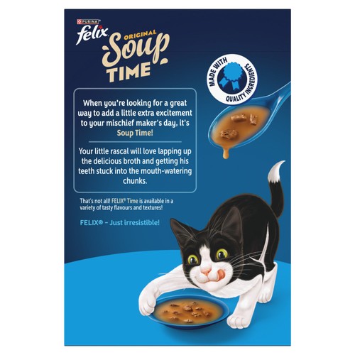 Felix Soup Fish Selection Wet Cat Food