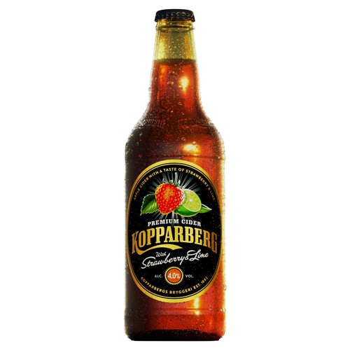 Kopparberg Strawberry & Lime Cider Bottle