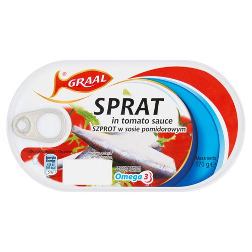 Graal sprats in tomato sauce