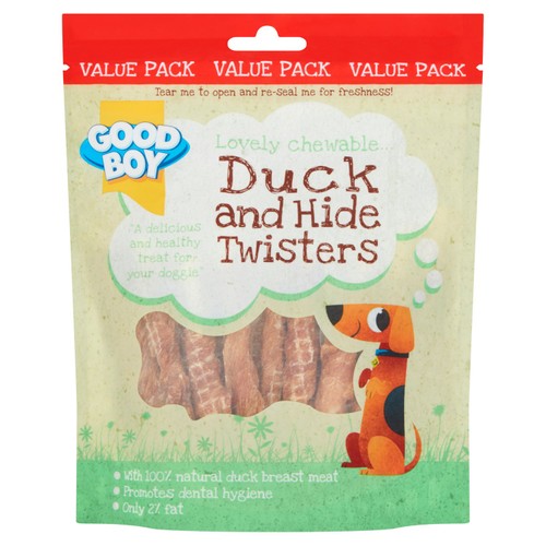 Good Boy duck hide twisters dog treats