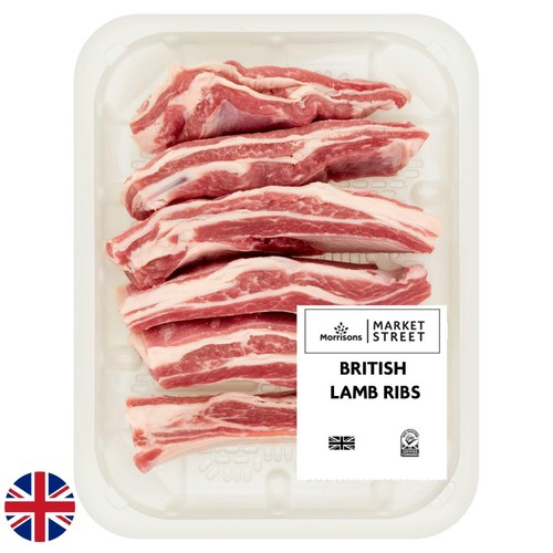 Morrisons British Spring Lamb Ribs 500g