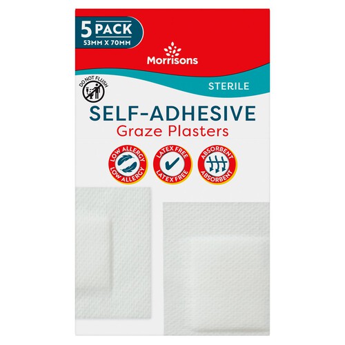 Morrisons Sterile Cuts & Graze Plasters 