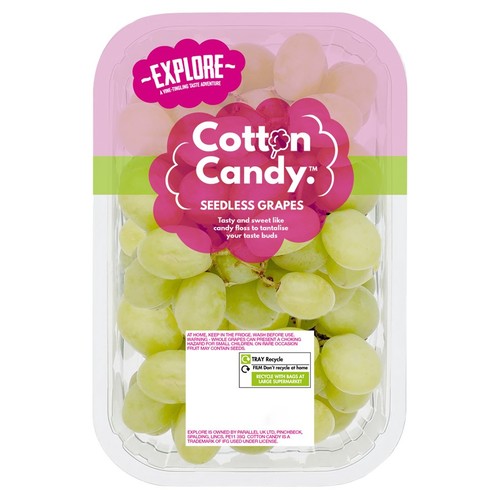 Explore cotton candy seedless grapes