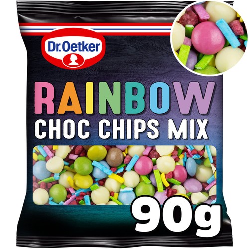 Dr. Oetker Rainbow Chocolate Chips Mix   90g