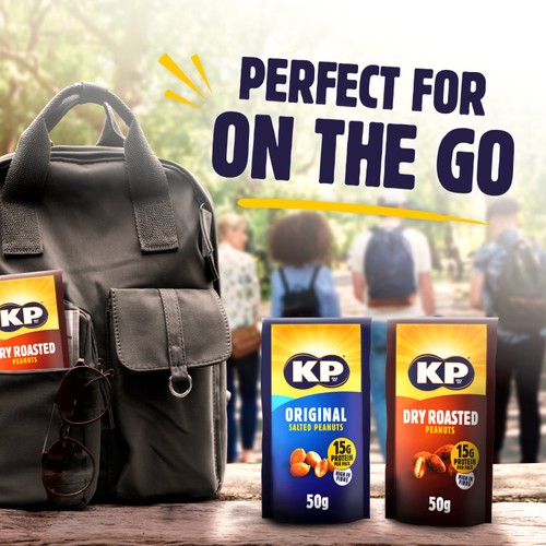 KP Dry Roasted Peanuts 5 x Snack Packs 