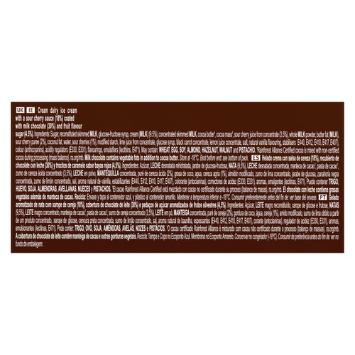 Magnum Bonbon Cherry & Milk Chocolate Ice Cream Frozen Snack 12 pack