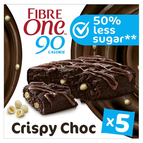 Fibre One 90 Calorie Snack Bars Crispy Chocolate Brownies