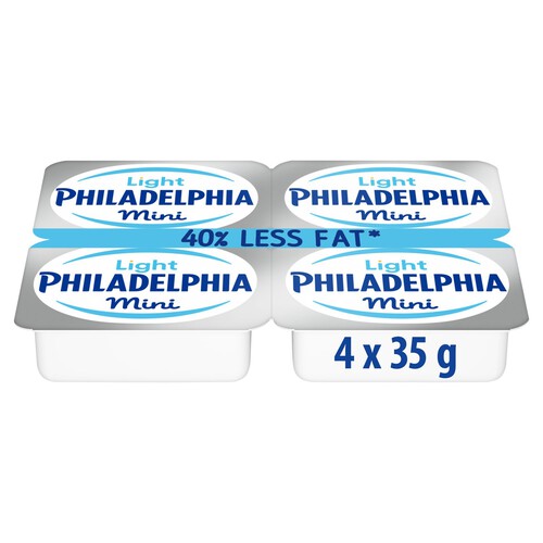 Philadelphia Light Soft Cream Cheese Snacks Mini Tub 