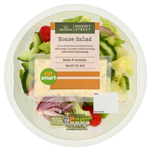 Morrisons House Salad With Dressing 150g