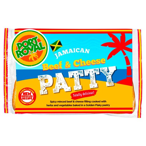 Port Royal Jamaican Beef & Cheese Patty