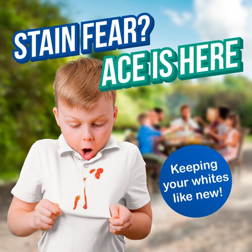 Ace Ultra For Whites Fabric Stain Remover Gel