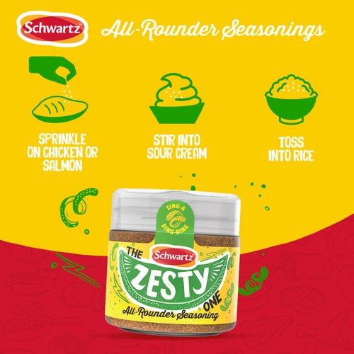 Schwartz All Rounder Zesty Seasoning 100g