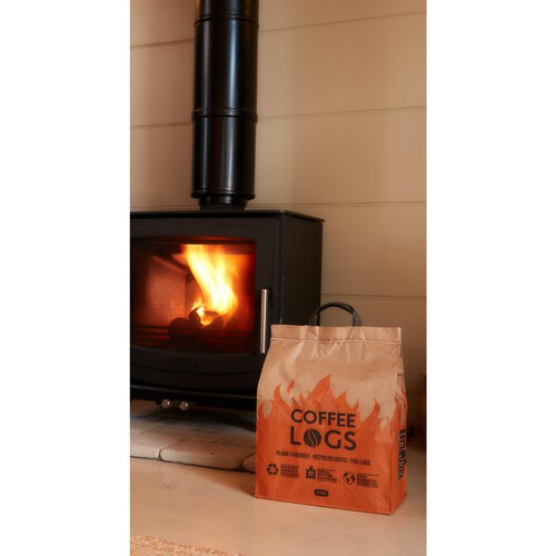 Bio-Bean Coffee Logs Premium Eco Briquettes 16 Logs