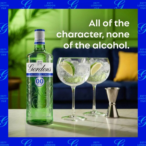 Gordon's Alcohol Free Spirit with Distilled Botanicals 0% vol 