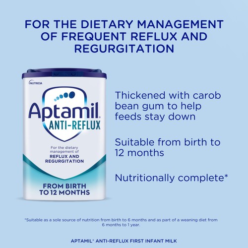 Aptamil Anti-Reflux Baby Milk Formula Powder from Birth
