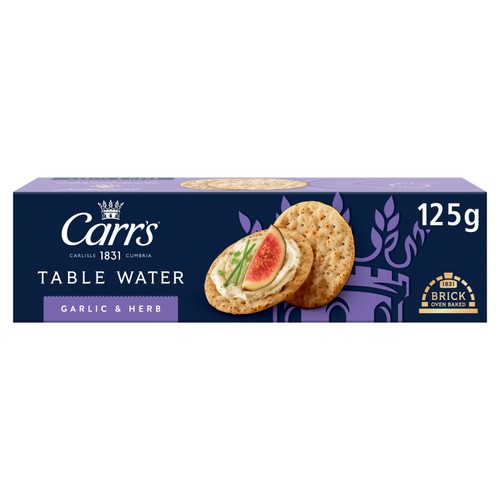 Carrs Table Water Garlic And Herb 