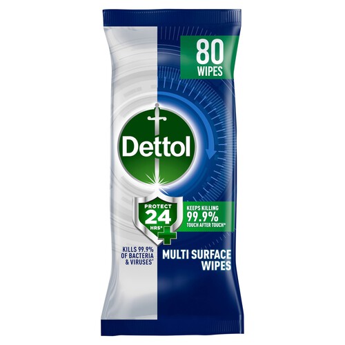 Dettol Protect 24 Hour Antibacterial Wipes Ocean Fresh