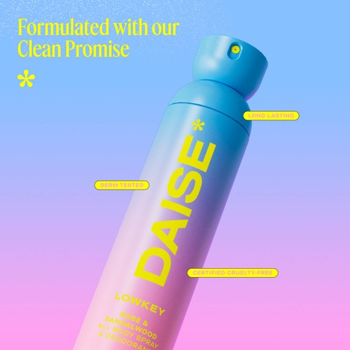 Daise All Body Spray & Deodorant Lowkey 120ml