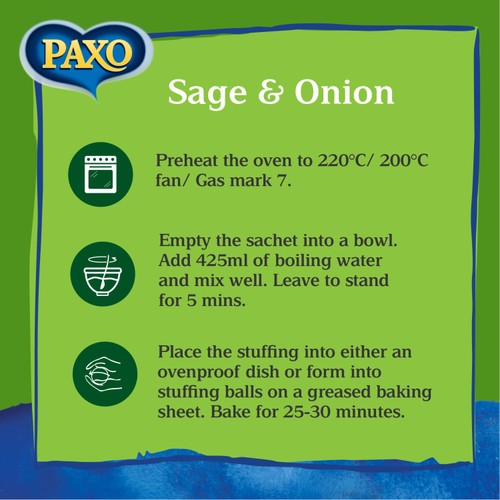 Paxo Sage & Onion 170g