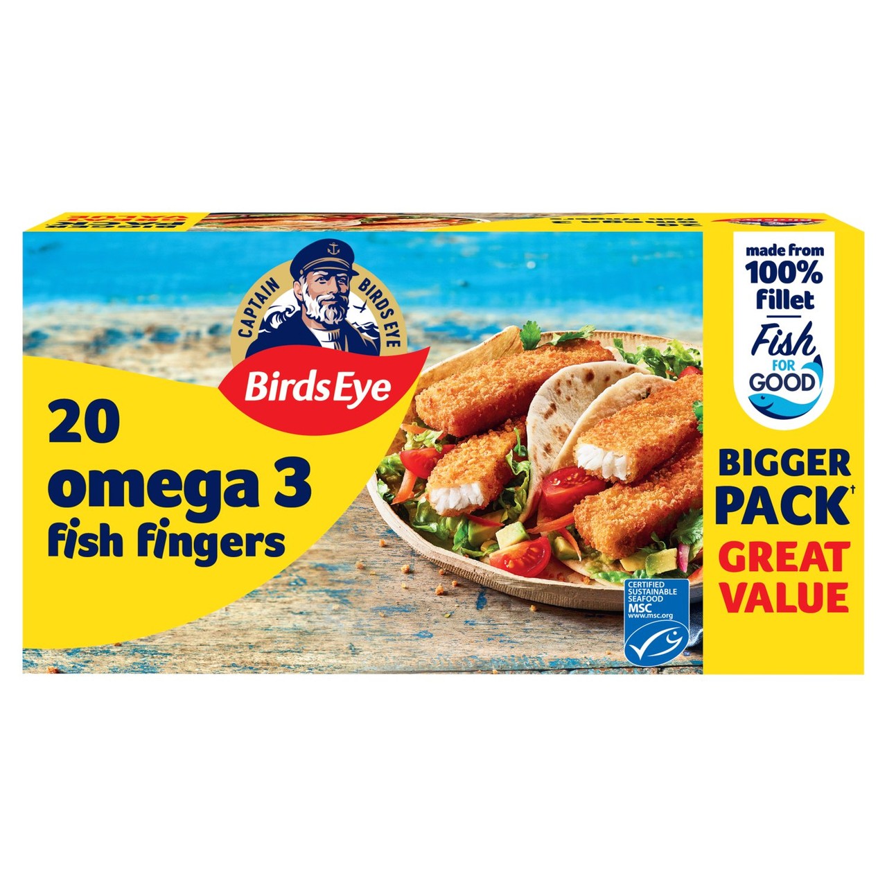 Birds Eye 20 Omega 3 Fish Fingers 560g