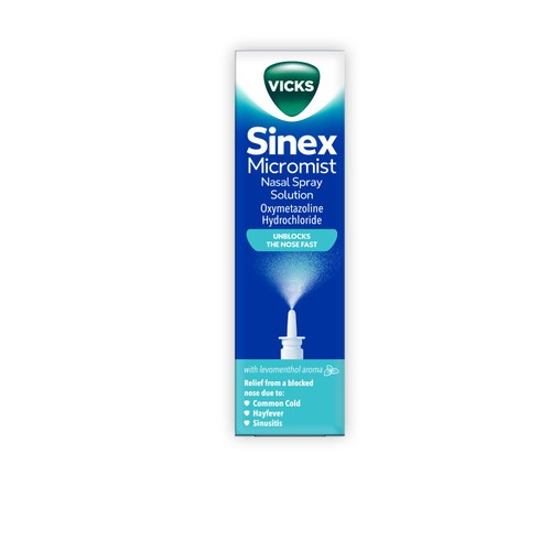 Vicks Sinex Micromist Decongestant Nasal Spray For Blocked Nose