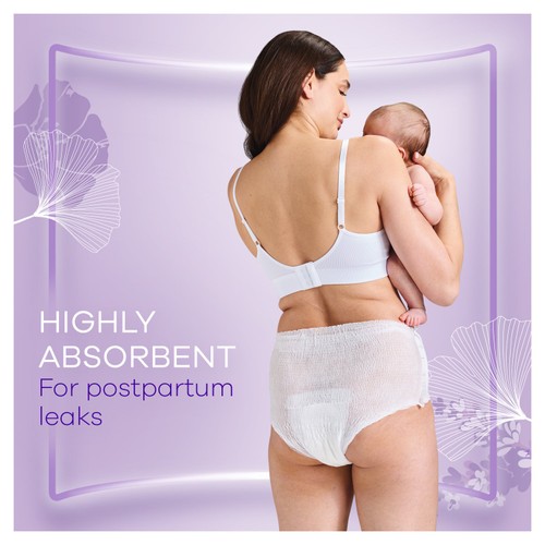 Always Discreet Postpartum and Adult Incontinence Pants Size S/M 9 Pack