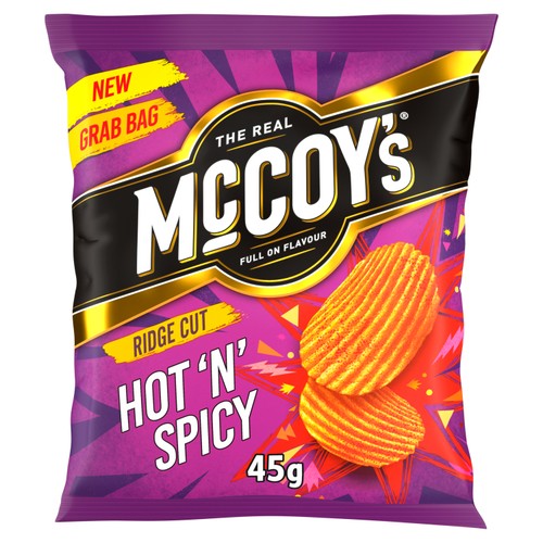 McCoy's Hot 'N' Spicy Crisps 45g