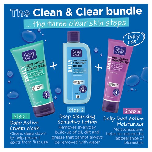 Clean & Clear Deep Action Cream Wash