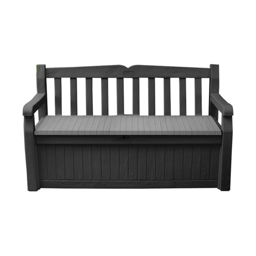 Keter Eden Storage Bench Graphite