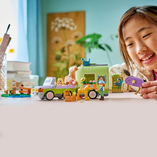 Lego Friends Horse & Baby Foal Trailer 42695