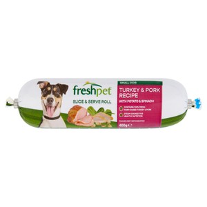 Freshpet Small Dog Turkey & Pork With Spinach & Potato Roll