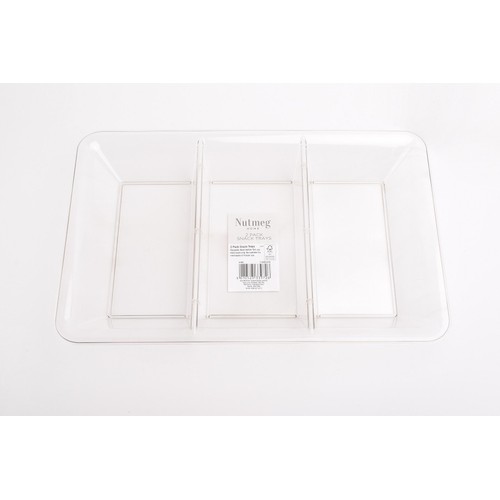 Morrisons home clear snack tray