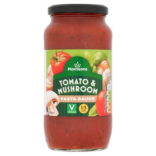 Morrisons tomato mushroom pasta sauce