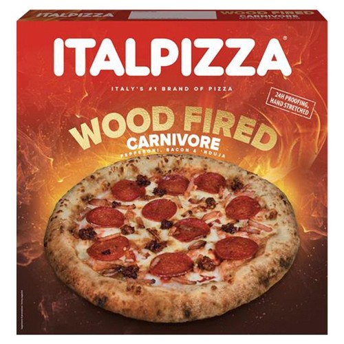 Italpizza Wood Fired Carnivore Pizza 470g