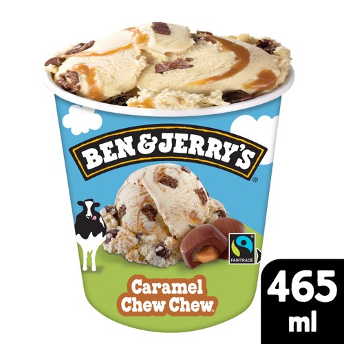 Ben & Jerry's Caramel Chew Chew Ice Cream Tub 465ml