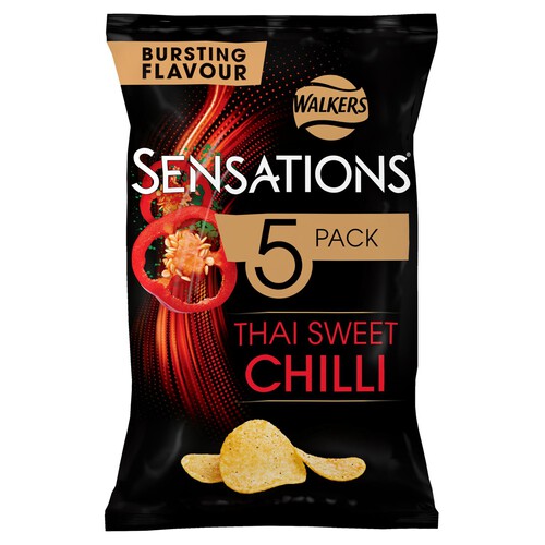 Walkers Sensations Thai Sweet Chilli Multipack Crisps