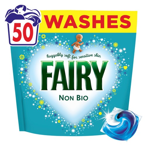 Fairy Non Bio Pods Washing Liquid Capsules 50 Washes